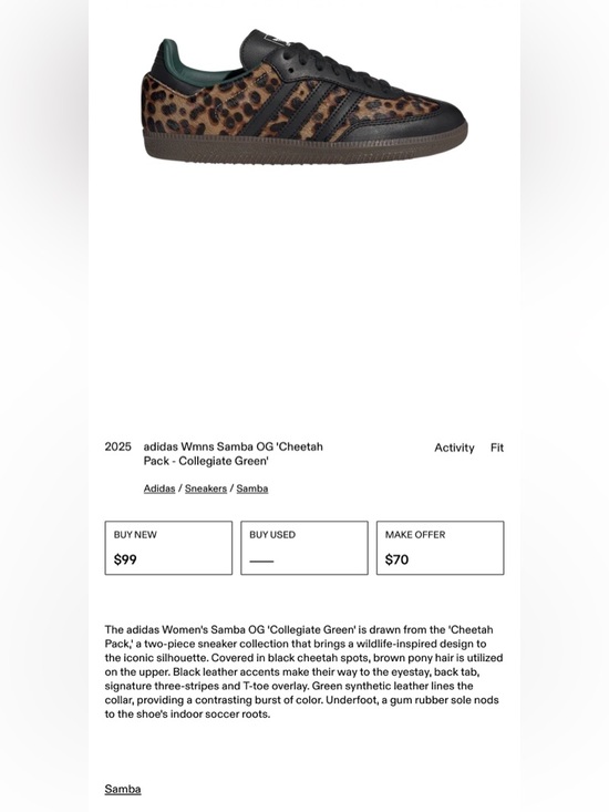 adidas Shoes - adidas Black and White Interior Size Label - Made in Vietnam